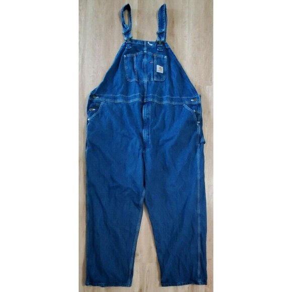 carhartt men's denim bib overalls